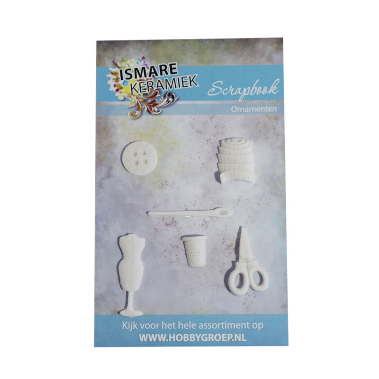 Scrapbook ornaments naaigerei