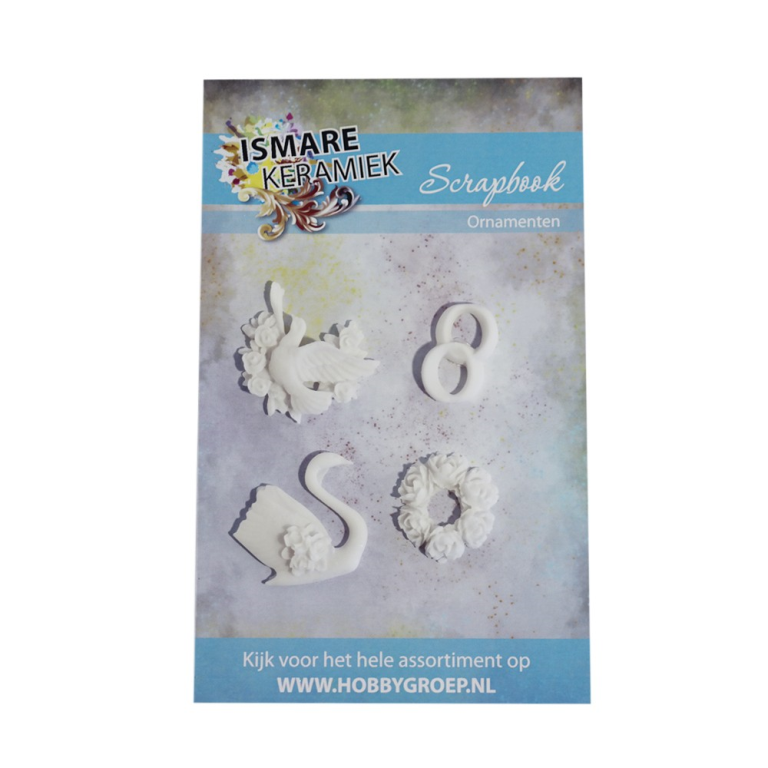 Scrapbook ornaments huwelijk