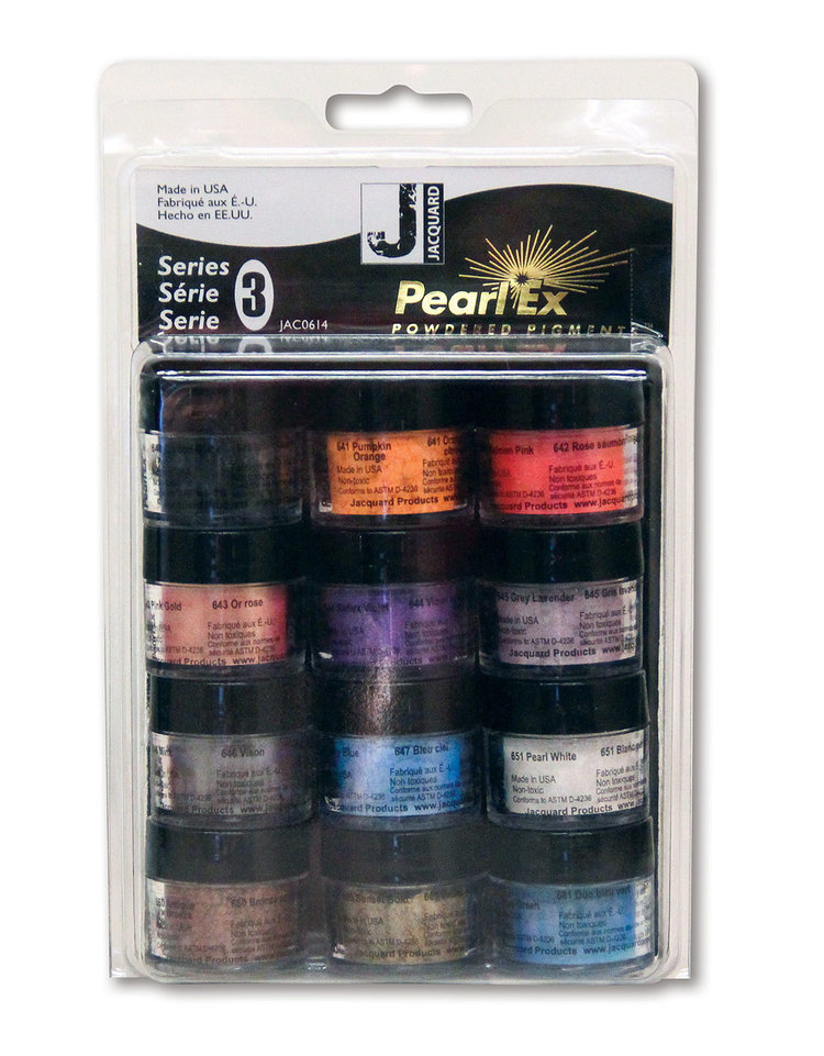 Jacquard Pearl Ex Series 3 Pigments 12 colors