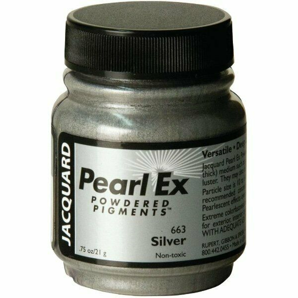 Jacquard Pearl Ex Pigment 21 gr Zilver