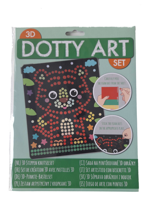 Wins 3D Dotty Art Tijger 19 × 25,5 cm