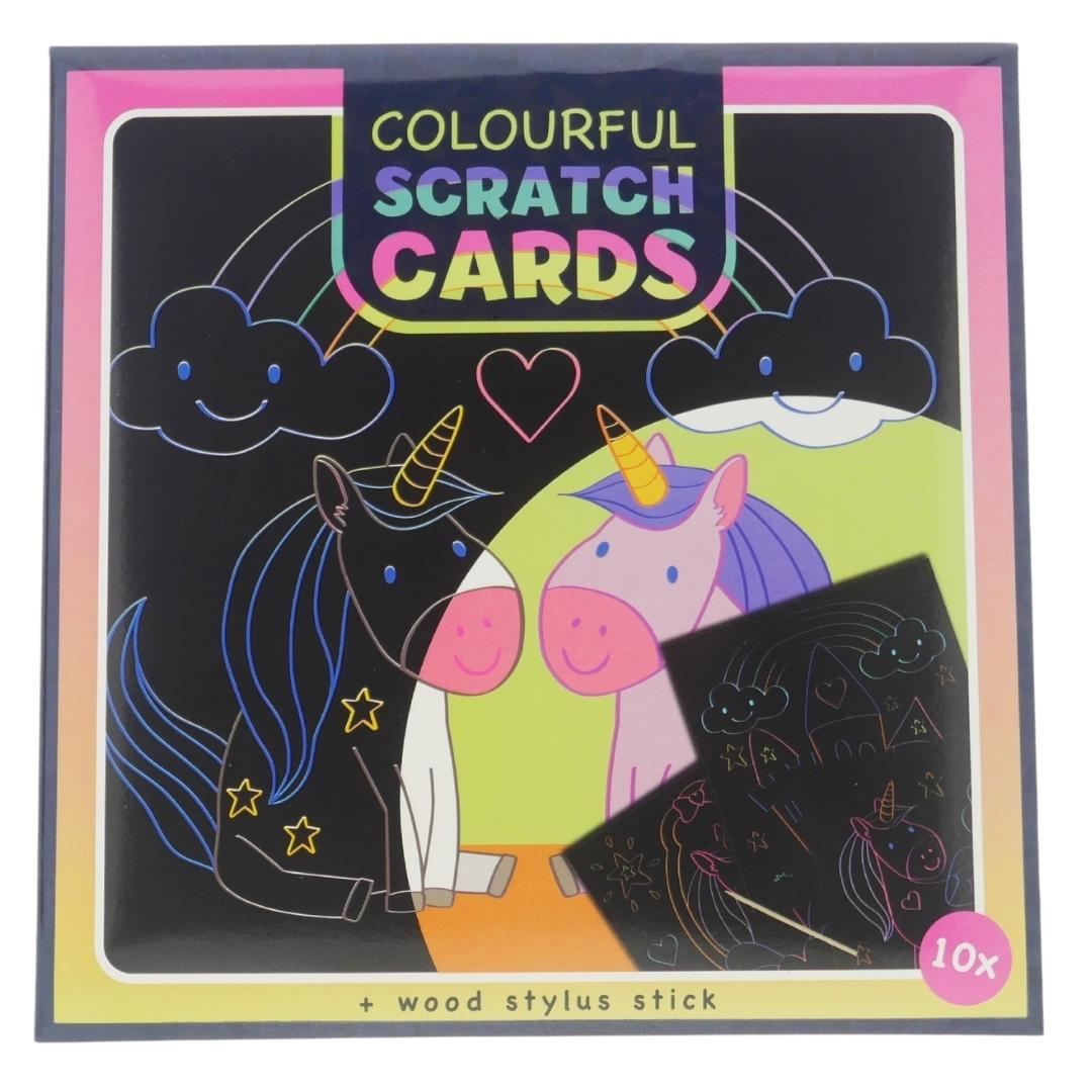Wins Scratch Art Set 20x20 cm Unicorn