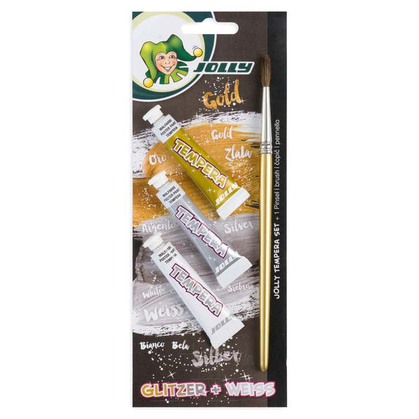 Jolly Tempera Metallic Farben Set 3 Stück