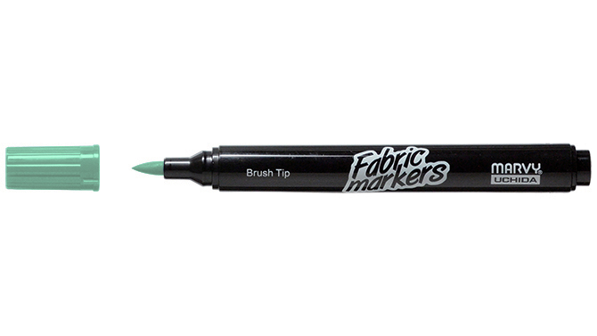 Marvy Uchida Textilmalstift Brush Mintgrün