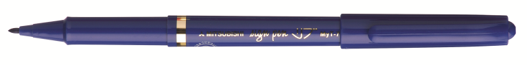 Uni Sign Pen Blauw 0,7 mm
