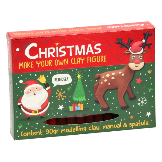 Wins Klei Figuur Set Kerst Rendier