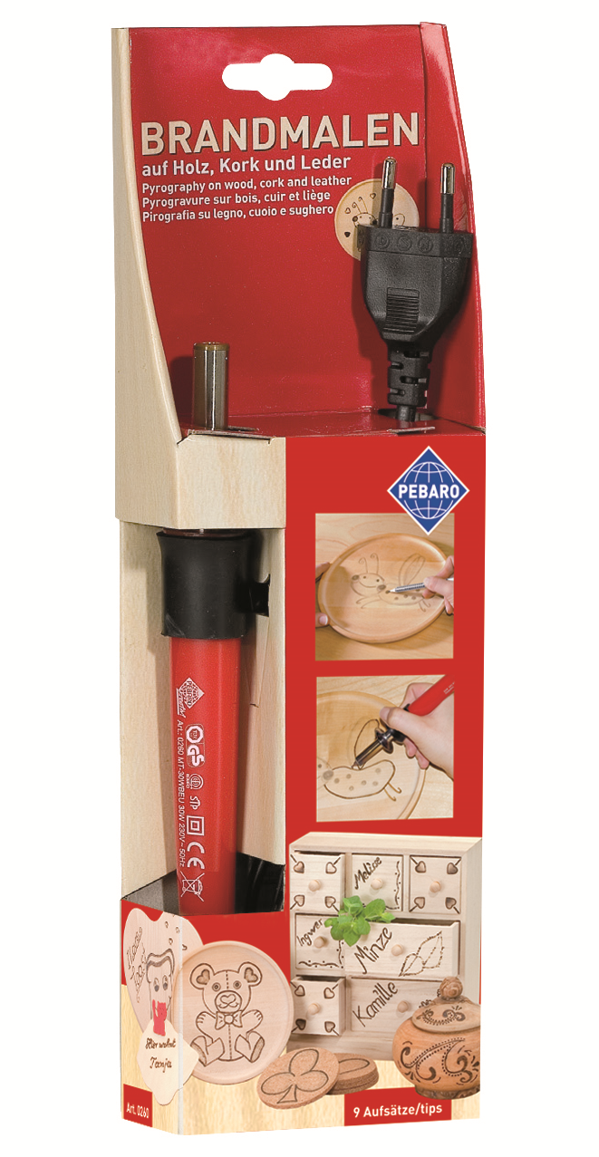 Pebaro Wood Burning Set with 9 Tips
