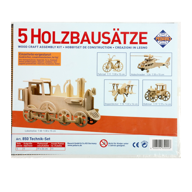 Pebaro Holzbausatz Fahrzeuge