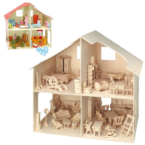 Pebaro Dolls' House with Furniture
