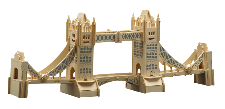Pebaro Holzbausatz London Tower Bridge