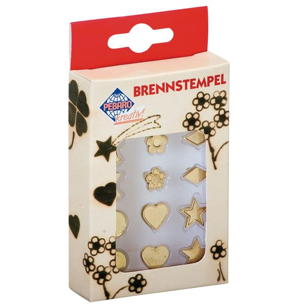 Pebaro Brandstempels Vormen 12 stuks