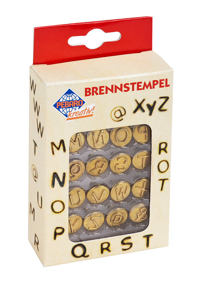 Pebaro Brennstempel Alphabet 12 Stück