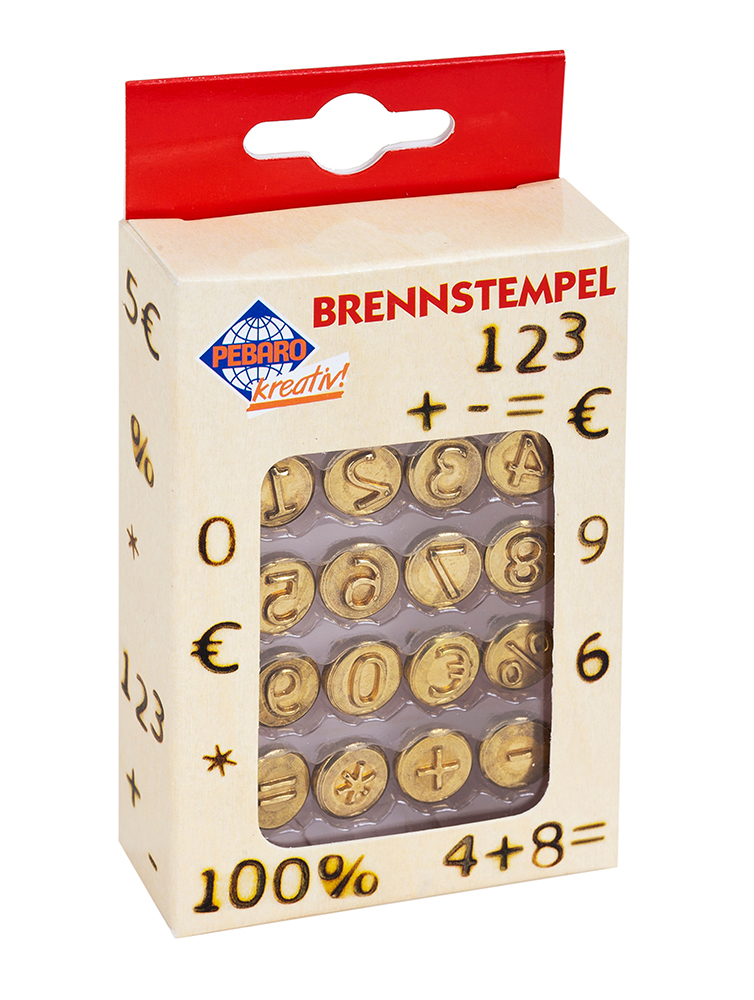 Pebaro Brandstempels Cijfers 12 stuks