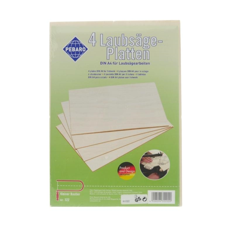 Pebaro Holzsägeblatt Pappel A4 4 Stück