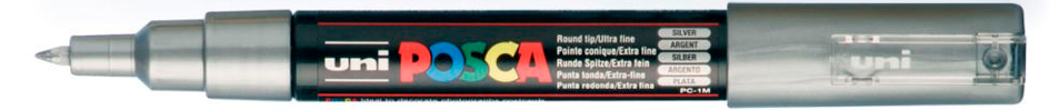 Uni Posca Lackmarker 1MC Silber