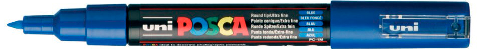 Uni Posca Verfmarker 1MC Donkerblauw