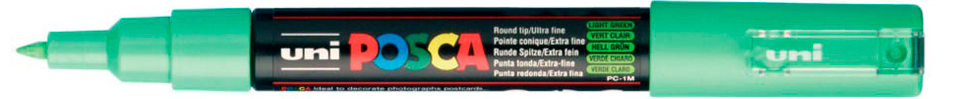 Uni Posca Verfmarker 1MC Lichtgroen