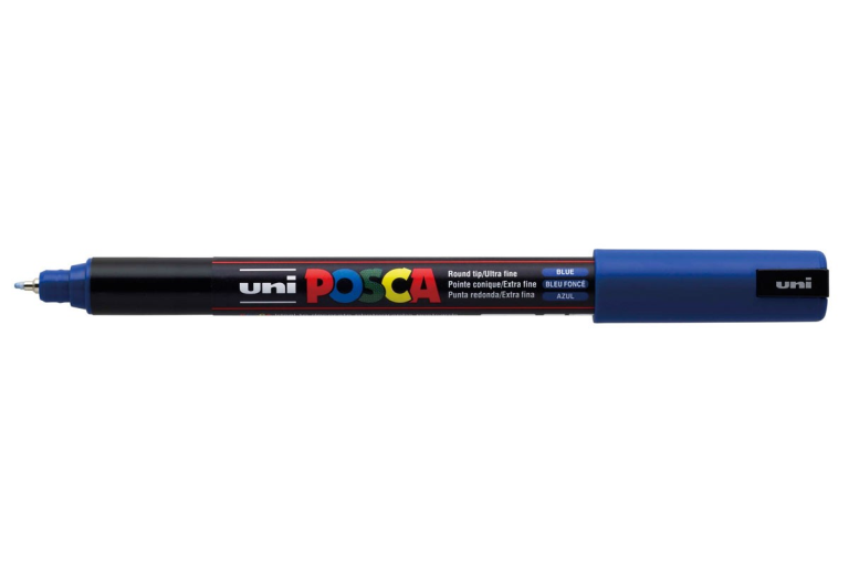Uni Posca Marker 1MR Dunkelblau