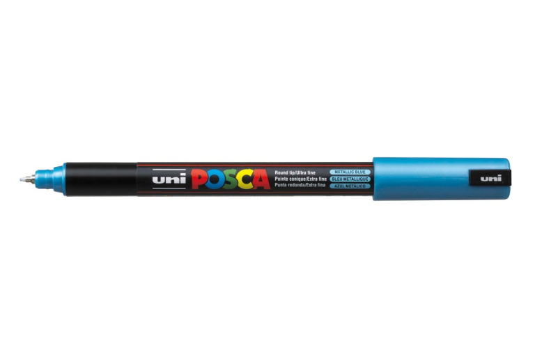 Uni Posca Lackmarker 1MR Metallic-Blau