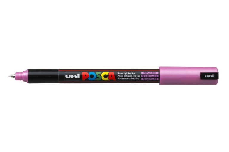 Uni Posca Verfmarker 1MR Metallic Roze