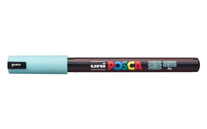 Uni Posca Verfmarker 1MR Aqua Groen