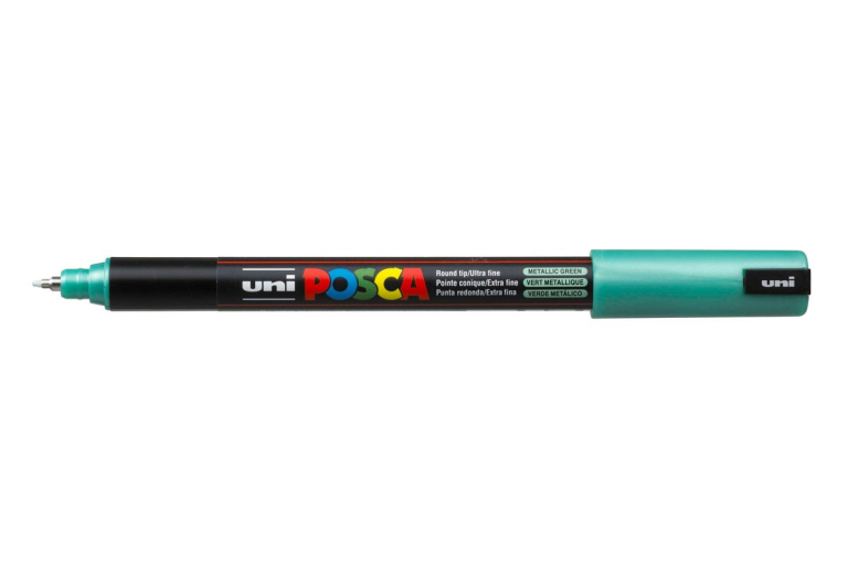 Uni Posca Verfmarker 1MR Metallic Groen