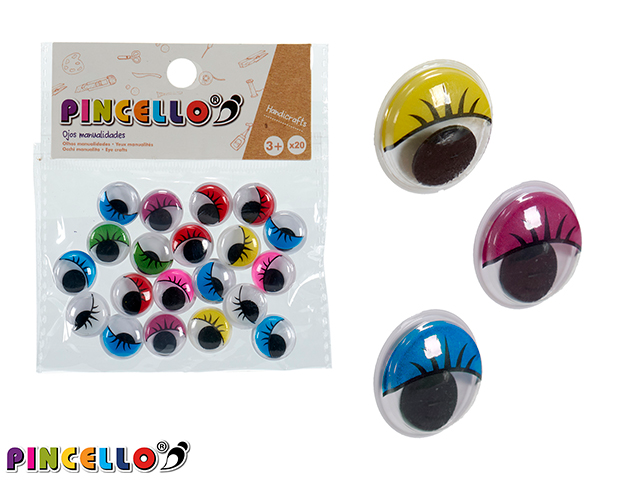 Pincello Wackelaugen 20 Stück