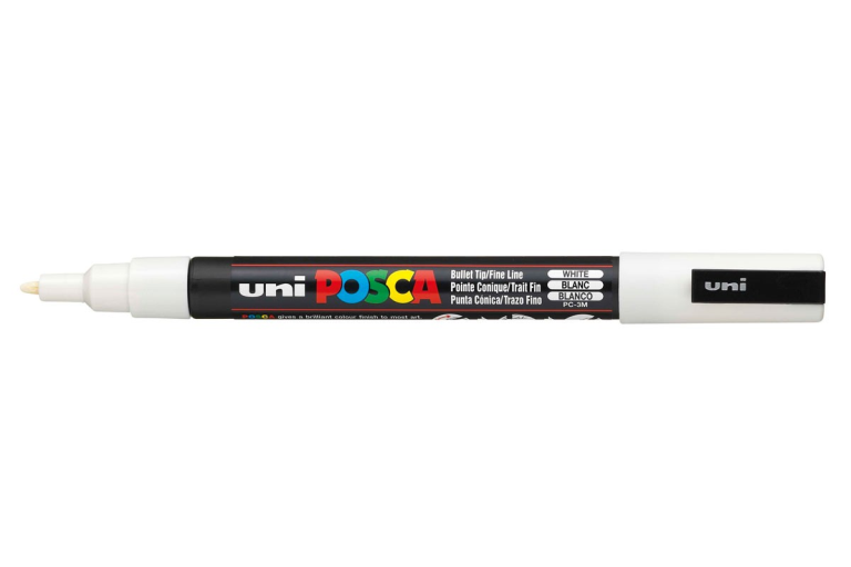 Uni Posca Verfmarker 3M Wit