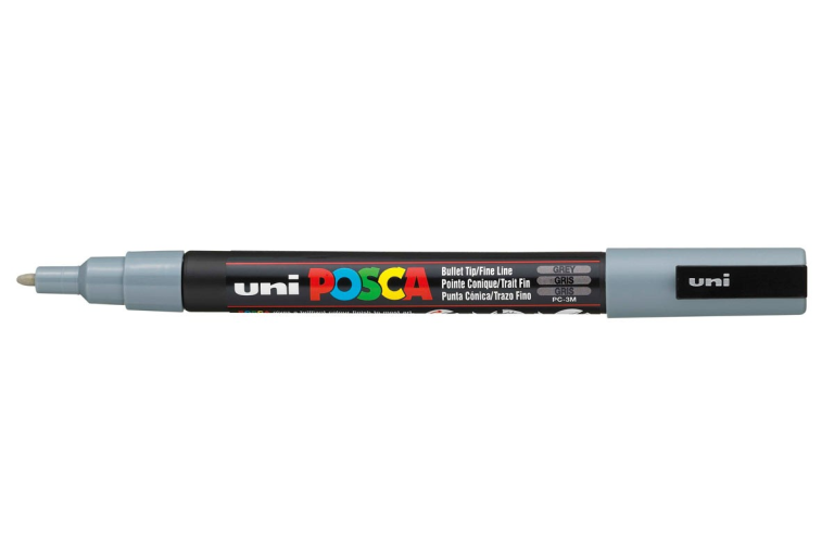 Uni Posca Lackmarker 3M Grau