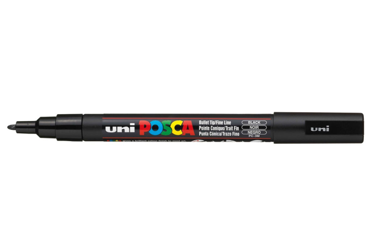 Uni Posca Verfmarker 3M Zwart