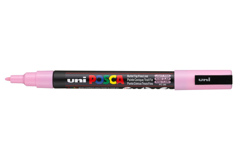 Uni Posca Verfmarker 3M Lichtroze