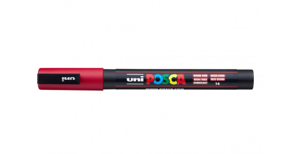 Uni Posca Paint Marker 3M Dark Red