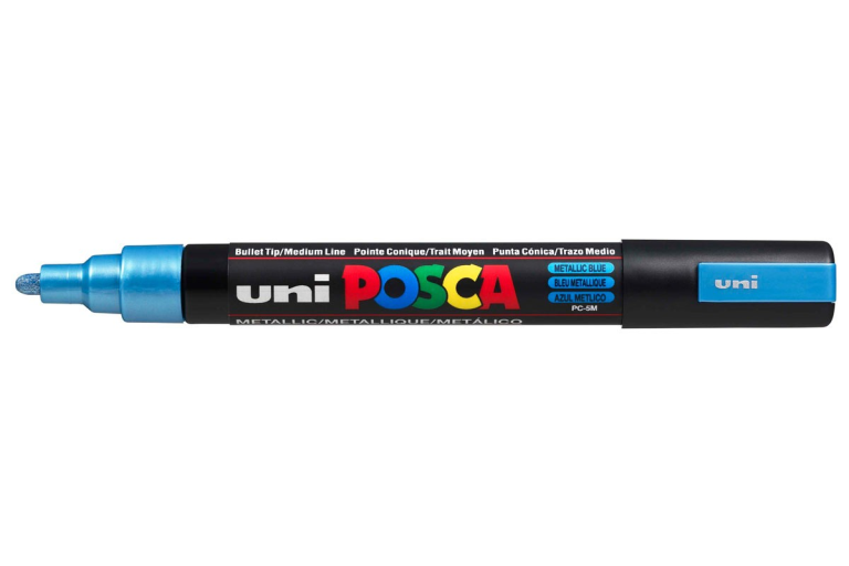 Uni Posca Lackmarker 5M Metallic Blau