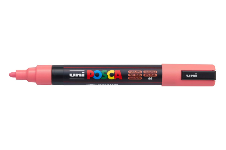 Uni Posca Verfmarker 5M Koraalroze
