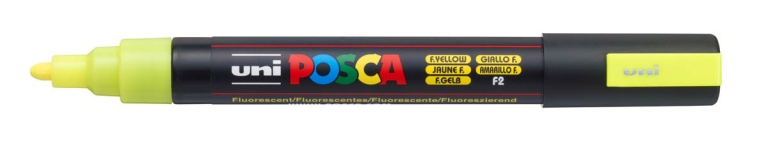 Uni Posca Verfmarker 5M Neon Geel