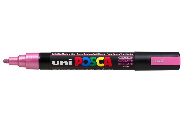 Uni Posca Lackmarker 5M Metallic Rosa