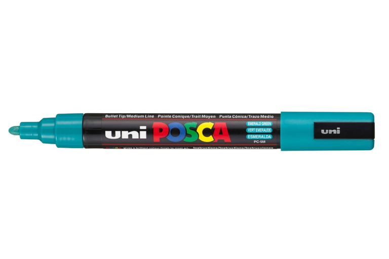 Uni Posca Verfmarker 5M Smaragd Groen