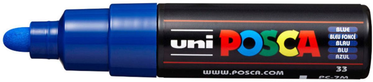 Uni Posca Verfmarker 7M Blauw