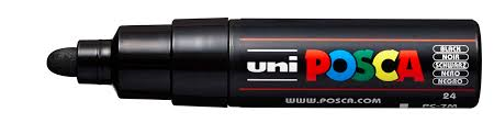 Uni Posca Paint Marker 7M Black