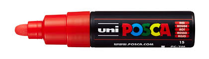 Uni Posca Verfmarker 7M Rood