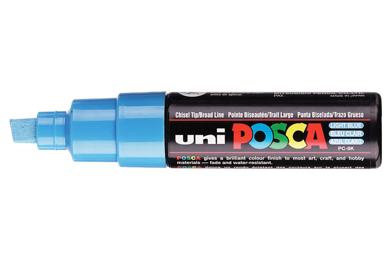 Uni Posca Verfmarker 8K Lichtblauw