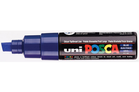 Uni Posca Verfmarker 8K Donkerblauw