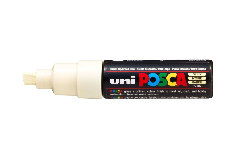 Uni Posca Lackmarker 8K Elfenbein