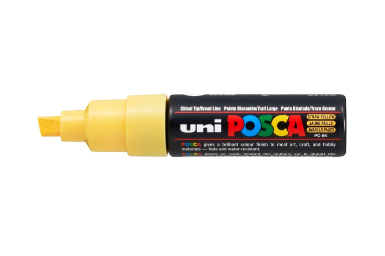 Uni Posca Verfmarker 8K Strogeel