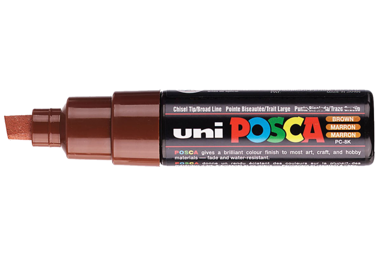 Uni Posca Lackmarker 8K Braun