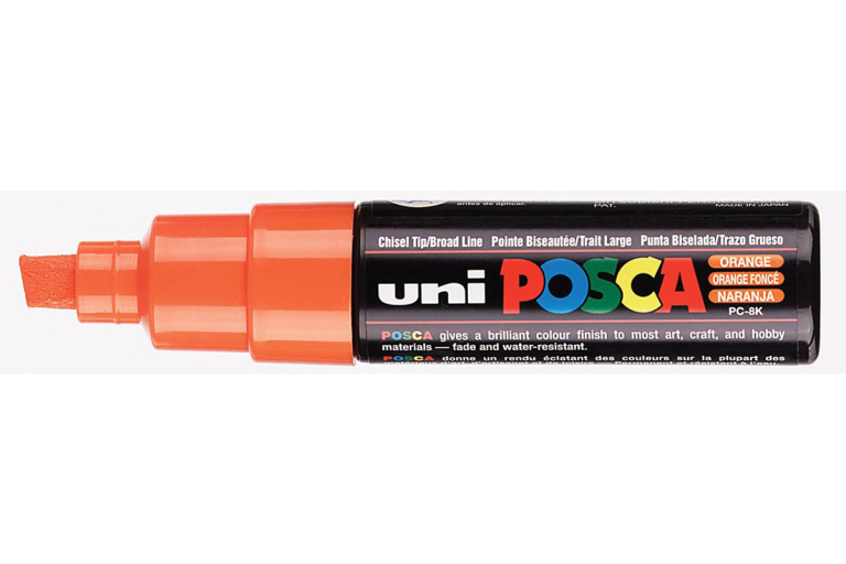 Uni Posca Verfmarker 8K Donkeroranje