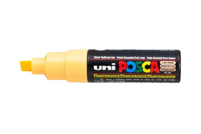 Uni Posca Verfmarker 8K Neon Lichtoranje
