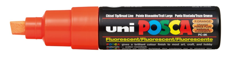 Uni Posca Lackmarker 8K Neon Orange