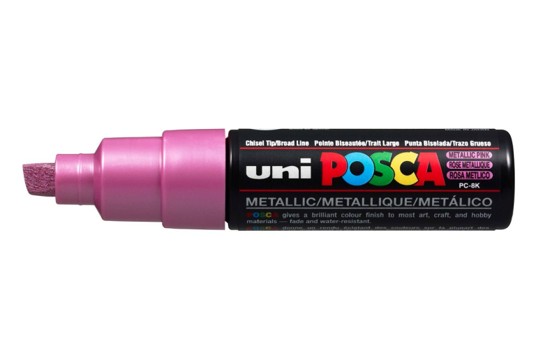 Uni Posca Paint Marker 8K Metallic Pink
