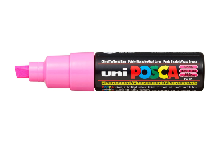 Uni Posca Verfmarker 8K Neon Roze